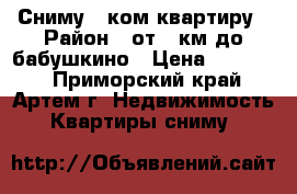 Сниму 1 ком квартиру › Район ­ от 9 км до бабушкино › Цена ­ 10 000 - Приморский край, Артем г. Недвижимость » Квартиры сниму   